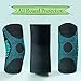 JforU Athletics Knee Brace Compression Sleeve Support - 1 Pair for Running, Jogging, Basketball, Sports, Joint Pain Relief, Arthritis and Injury Recovery Blue,Medium One Pair