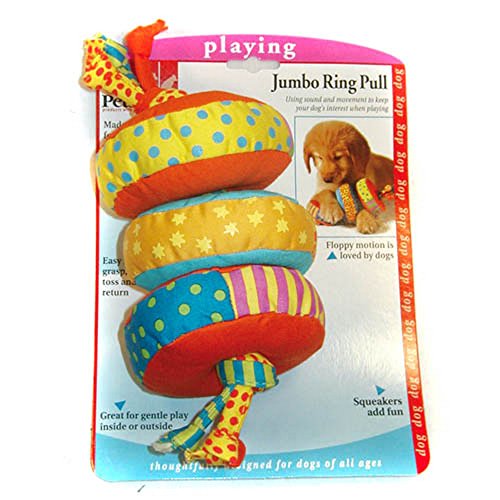 Petstages Durable Denim Squeaky Dog Toy  