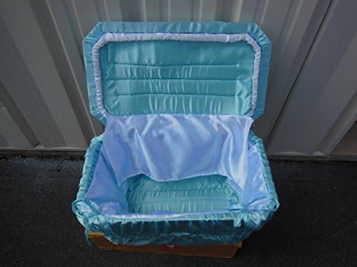 24" Hard Wood child/pet casket，Cloth-Wrapped Stock In USA 7 Days Delivery