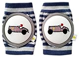 Crawlings Boy's Race Car Knee Pads One Size Twilight Blue