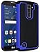 Fotosuncy Compatible for LG K10 2016 Case, Drop Protection Hybrid Dual Layer Armor Protective Case Deep Blue