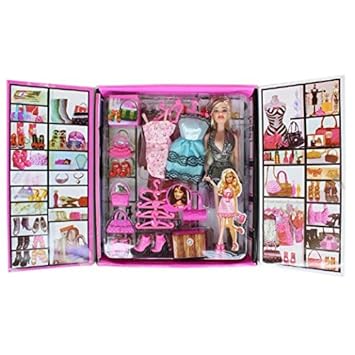 ZZ ZONEX Party Girl Doll and Her Fun Fashion Princess Personal Style Wardrobe Set,