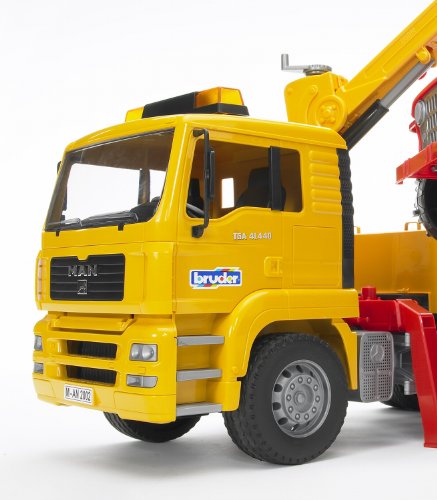 Bruder Man Tga Tow Truck With Cross Country Vehicle