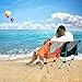 Portable Camping Chair, Lightweight Compact Folding Backpacking Chair, Heavy Duty 330lbs Capacity with Carry Bag, Breathable and Comfortable for Outdoor, BBQ, Hiking, Picnic, Fishing, Festival