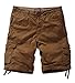 Match Men's Twill Comfort Cargo Short Without Belt #S3612 (Label Size 3XL/38 (US 36), Mud)