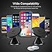 Magnetic Phone Car Mount Adhesive - FLOVEME 360° Rotate Magnet Cell Phone Holder for Car Panel Dashboard Hands Free Magnetic Phone Mount Compatible for iPhone Samsung and Most Mobile Phones (Black)