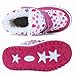 CIOR Fantiny Toddler Winter Snow Boots for Boy and Girl Outdoor Waterproof with Fur Lined Little Kids U118WXZ011,Pink,25