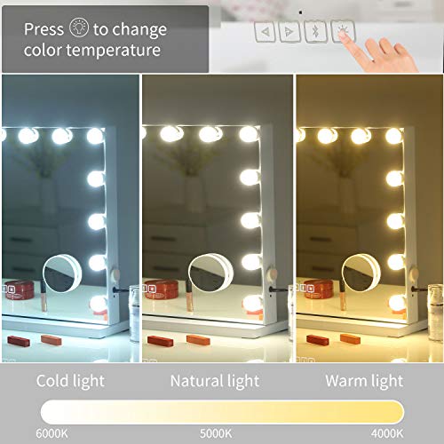 Fenair Hollywood Vanity Mirror with Lights with Bluetooth, Lighted