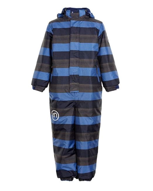 MINYMO Einteiliger Jungen Schneeanzug Oxford Wassersäule 8000 mm (Pavement, 116)