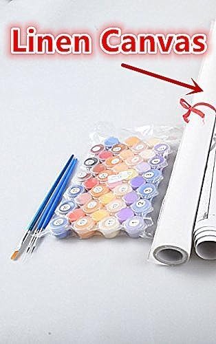 YEESAM ART New Paint by Numbers for Adults Set Pack of 3 Multi Pack Pieces Panels Canvas - Image 3