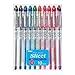 Pentel Needle Tip Gel Ballpoint Pen, Slicci, 0.3mm, 10 Color Set (BG203-10)