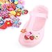PP OPOUNT 120 Pieces Different PVC Shoe Charms for Shoes Bands Bracelet Wristband