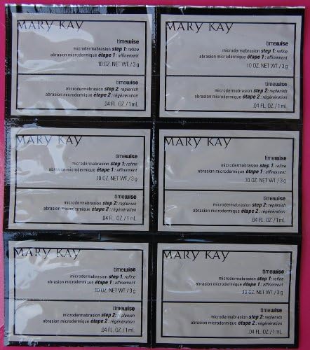 Mary Kay Timewise Microdermabrasion Set ~ Step 1 &amp; 2 (6 MINI SAMPLES)