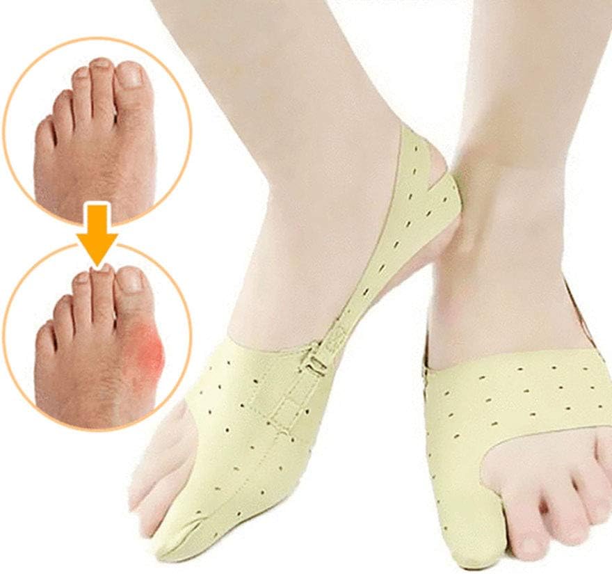 Elastic Bunion Corrector,Adjustable Foot Care Tool Big Foot Bones Toe Separator Hallux Valgus,Great for Bunion Pain and Correction,Super Thin,1 Pair