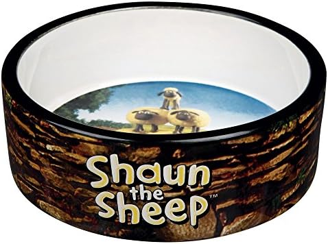 Trixie Shaun The Sheep Ceramic Bowl (27 fl. oz) (Brown)