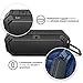 iLuv Collision, Water Resistant Outdoor Bluetooth Speaker for Extreme Sports and Activities with a Durable Carabineer for iPhones, iPad, Galaxy, Tablet, other Bluetooth Devices, Echo Dot and MP3