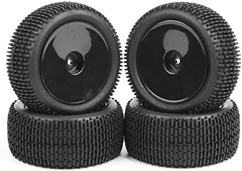 Sangdo CA 4Pcs RC Front &amp; Rear Off-Road Rubber Tires &amp;Wheel Rim For 1:10 Buggy Car A02