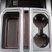 2017 2018 2019 2020 for Ford F-150 Custom Fit Cup Holder and Door Liner Accessories F150 28-pc Set (Super Crew) (Red Trim) primary