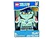 Lego Nexo Knights Clay Kids Minifigure Light up Alarm Clock | Blue/Gray | Plastic | 9.5 inches Tall | LCD Display | boy Girl | Official