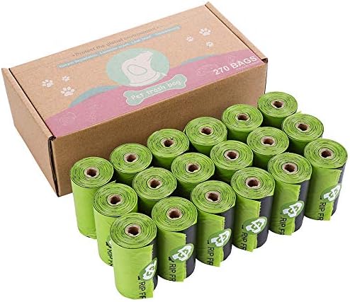 HoneyJar Dog Poop Bag, Poop Bags Made by Extra Thick and Strong Plastic Cloth for Dog, Leak-Proof, Easy Tear, 15 Dog Bags Per Roll, 9”x13”