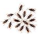 PEMOTYST 100 Pieces Fake Roach Prank Novelty Cockroach Bugs Look Real