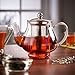 VonShef 25-Oz Glass & Stainless Steel Infusion Tea Pot Loose Tea Leaf Infuser Teapot