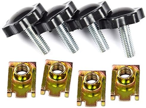 Clipsone Black Hard Saddlebag Locks Security Theft Deterrent Mounting Bolts Knobs For Harley Touring Street Glide Road King Models 1993-2013