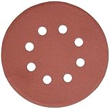 DEWALT DW4306 5-Inch 8 Hole 220 Grit Hook and Loop Random Orbit Sandpaper (5-Pack)