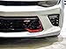 1pc OEM Black Grille Ss Emblem 3D Badge Compatible with Camaro Ss Z71 1LE Flat Matte