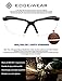 EDGEIWEAR Sports High Impact Sunglass Double Injection Temples for Men Women Cycling Running Driving Fishing Golf Baseball