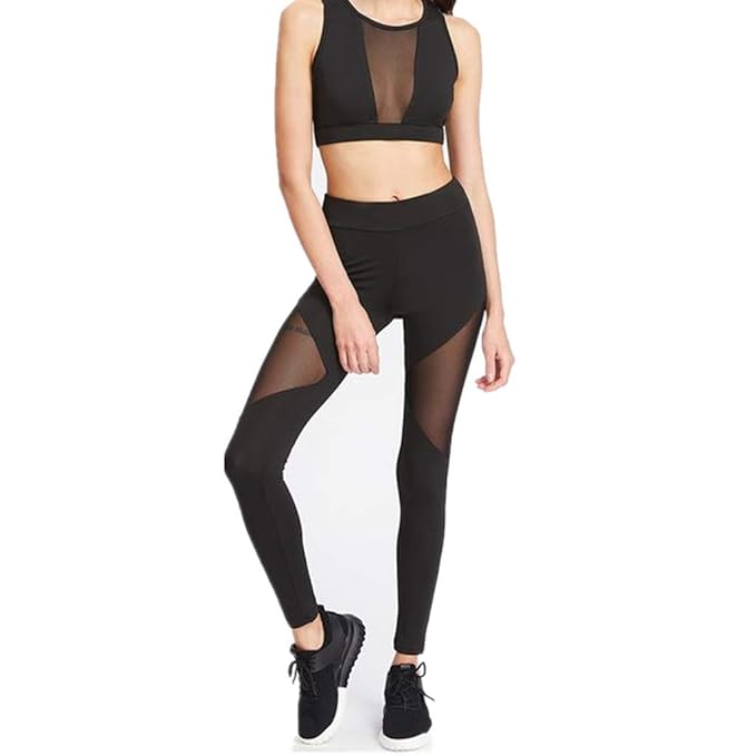 Leggings Hose Damen, ABsoar Yogahose Hohe Taille Sport Hose Gym Yoga Leggings Hosen Workout Hosen Slim Fit Strumpfhose