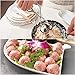 IMEIJU 2 PCS None-Stick, Stainless Steel Meat Baller, Cake Pop Meatball Maker Ice Tongs, Cookie Dough Scoop for Kitchen. (1.78