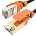 VANDESAIL Ethernet Cable 15 FT, 2Pack Strengthened Premium CAT7 Patch Cable RJ45 Shielded SSTP LAN Network Cord Gold Lead for Switch/Router/Modem/Patch Panel (15ft)