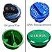JDMCAR Replacement for dodge Ram Truck 1500 2500 3500 (2013-2018), Magnetic Diesel Fuel Cap & DEF Cap Combo Pack