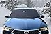 Evautolution Premium Windshield Snow Cover - Car Windshield Snow Cover Guards Your Windshield, Wipers & Side Mirrors from Frost, Ice and Snow