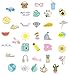 VSCO Girl Boy Cute Lovely Waterproof Laptop Stickers Vinyl Cool Water Bottle Bicycle Motorcycle Phone Luggage Skateboard Guitar Bike Sunscreen Sticker Decal 35pcs Pack