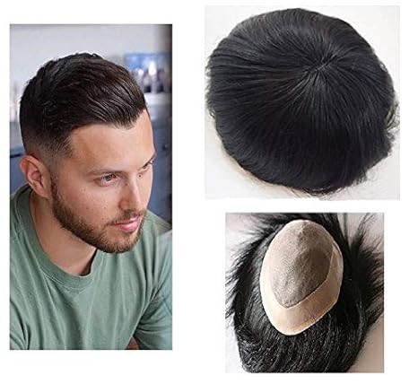 Prime Men S Monofilament Full Head Human Hair Wigs Toupee For Bald