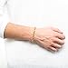 Lifetime Jewelry Gold Chain Bracelets for Men and Women [ 7mm Rope Chain ] - Diamond Cut Gold Bracelet with Up to 20X More 24k Real Gold Plating Than Other Bracelets - Hypoallergenic 7 8 and 9 inches