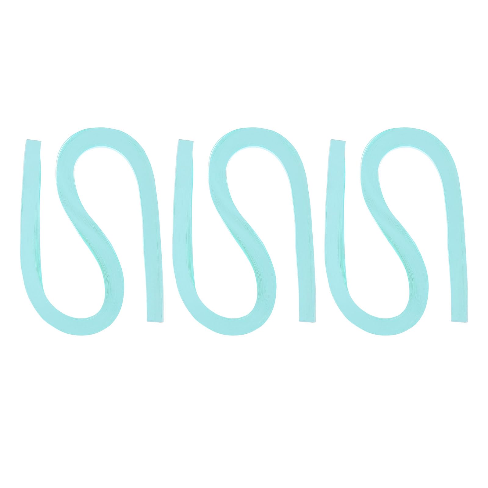 PATIKIL 360pcs Quilling Strips Paper 5mm(3/16") 54cm Origami Paper Quilling Strip for Art DIY Hand Craft Christmas, Light Blue