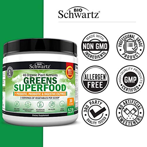 Greens Superfood with Prebiotic, Probiotic and Digestive Enzymes