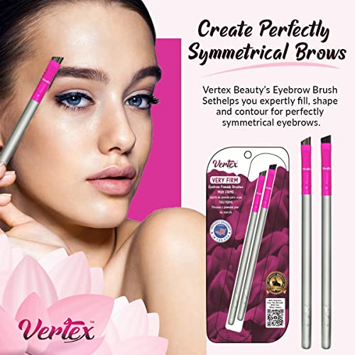 FIRM Eyebrow Brush VERY Thin Eyeliner Angled Eye Brow Brushes