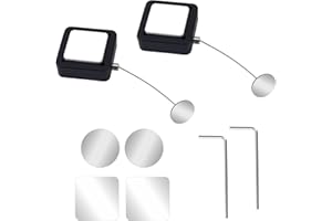 FUKAISU 2pcs 6.5Ft Retractable Remote Lanyard Control Tether Cable Lock, Adjustable Anti-Lost TV Leash Cord Wire Finder for Gaming Controllers Tablets Showroom & Home Use