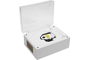 Portable CD Player, Clear Sound BT Retro Suitcase CD Player with Speaker, Remote Control, Rechargeable Desktop CD Player for 