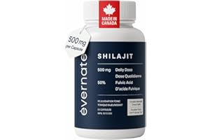 NEW Extra-Strength 500mg Per Capsule – Evernate Shilajit Capsules, Pure Himalayan Natural Shilajit for Men & Women, 1 Capsule