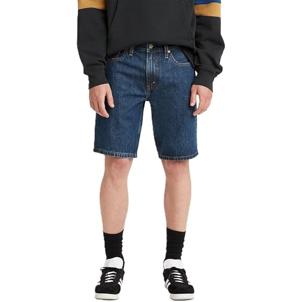 Wrangler Men's Rugged Wear Relaxed Fit Shorts – Comfort Stretch Denim Shorts With Flex Waistband - View #2