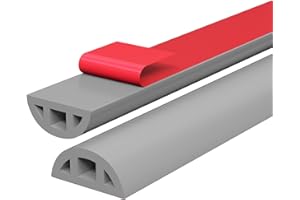 JUNSEN 98" Shower Threshold Water Dam, Self-Adhesive Shower Barrier and Kitchen Water Stopper sealing Retention System Rubber Shower Guard Dam for Dry And Wet Separation Caulk Seal Strip Edge Trim