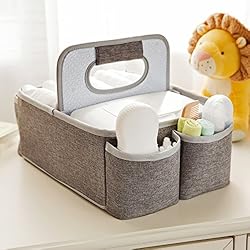 Munchkin® Portable Diaper Caddy Organizer, Grey