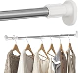 Hershii Expandable Window Shower Curtain Tension Rod 25.4mm Diameter