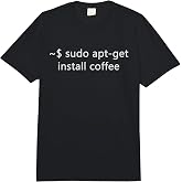 Sysadmin Sudo Apt-Get Install Coffee Linux Comfort Colors Adult Heavyweight T-Shirt