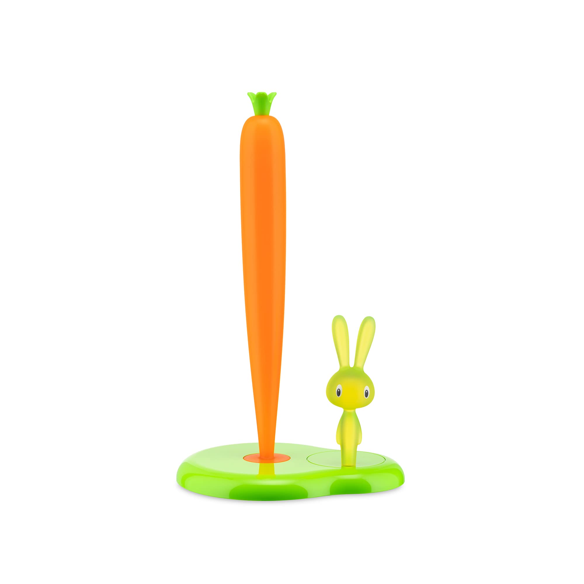 Alessi Bunny and Carrot Kichen Roll Holder Tall, Green